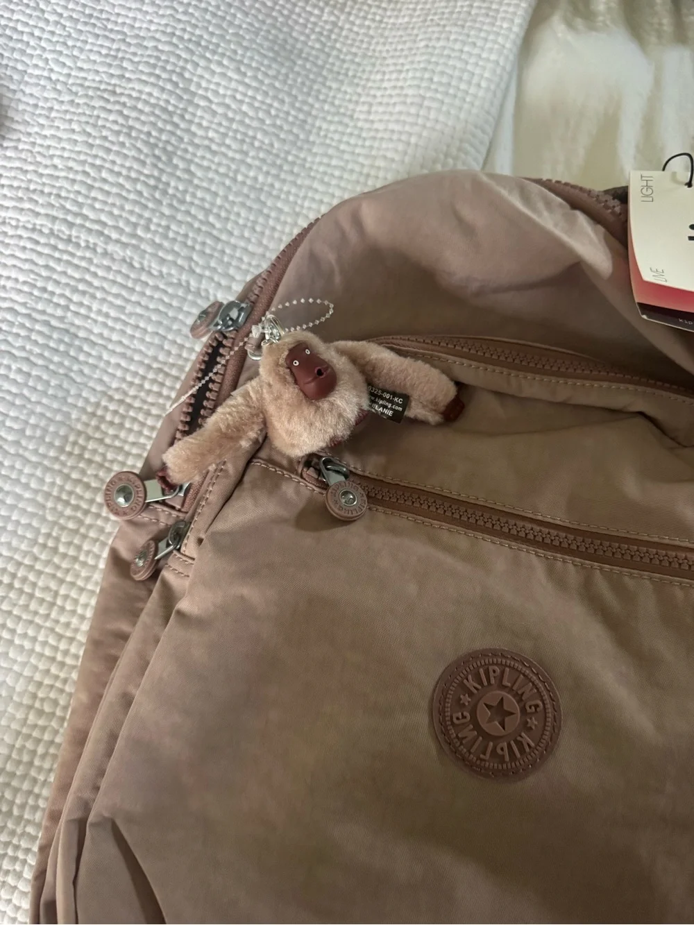 Kipling Seoul 15” Dusty Taupe Nylon Backpack